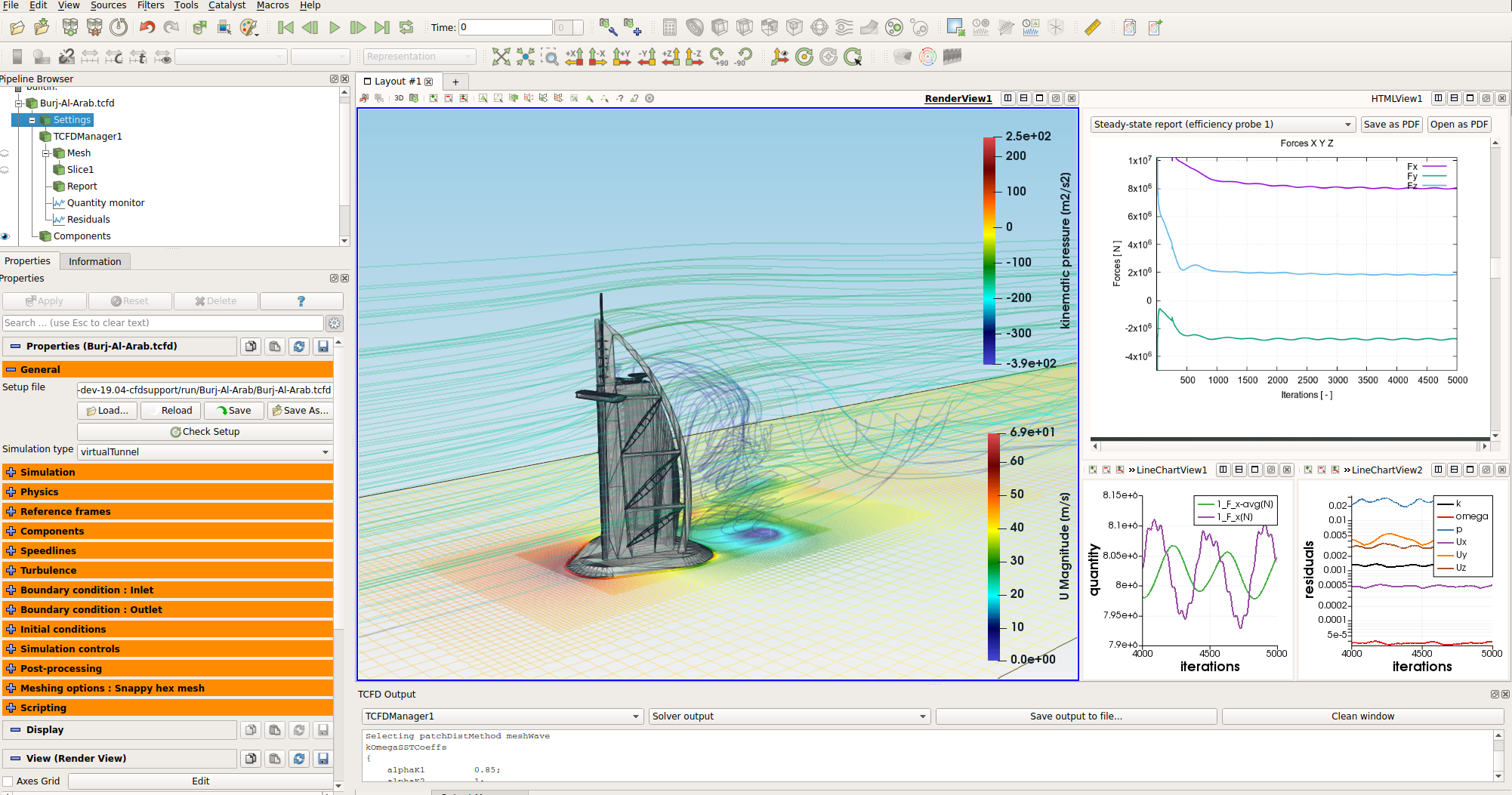 TCFD tutorial Burj Al Arab interface