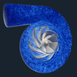 Radial Pump Turbomachinery CFD GIF Animation