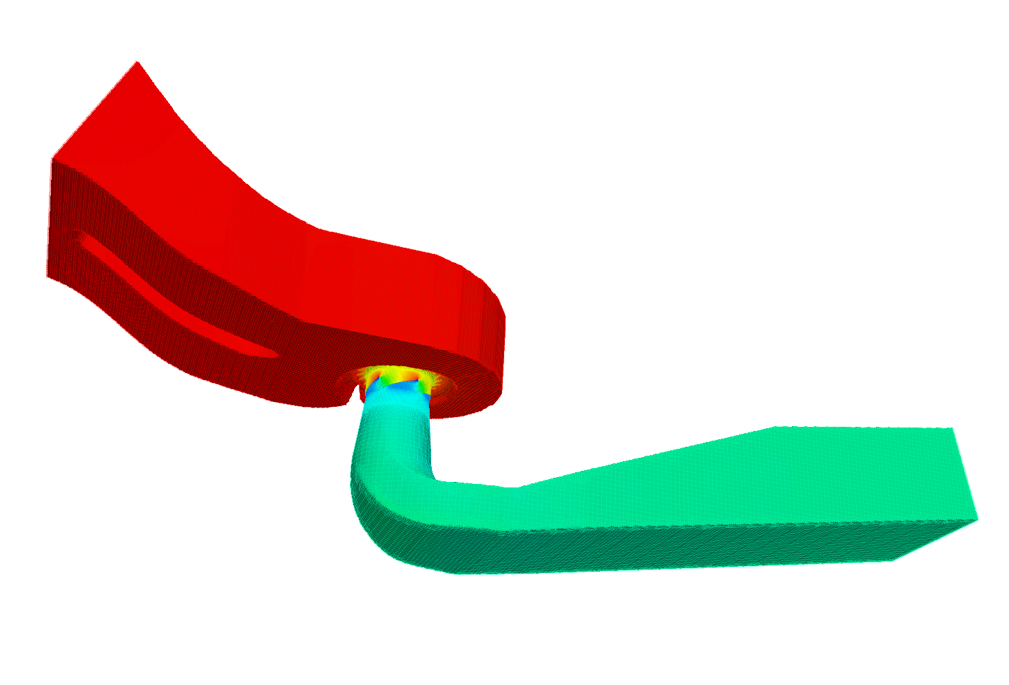 turbomachinery CFD Kaplan turbine pressure