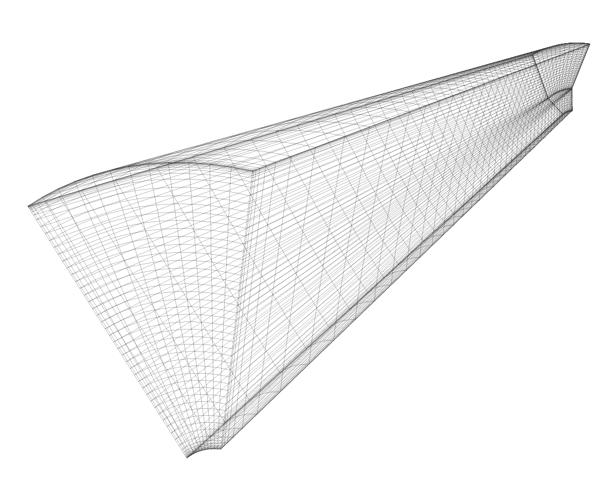 Axial Pump Turbomachinery CFD Inlet Tube Mesh