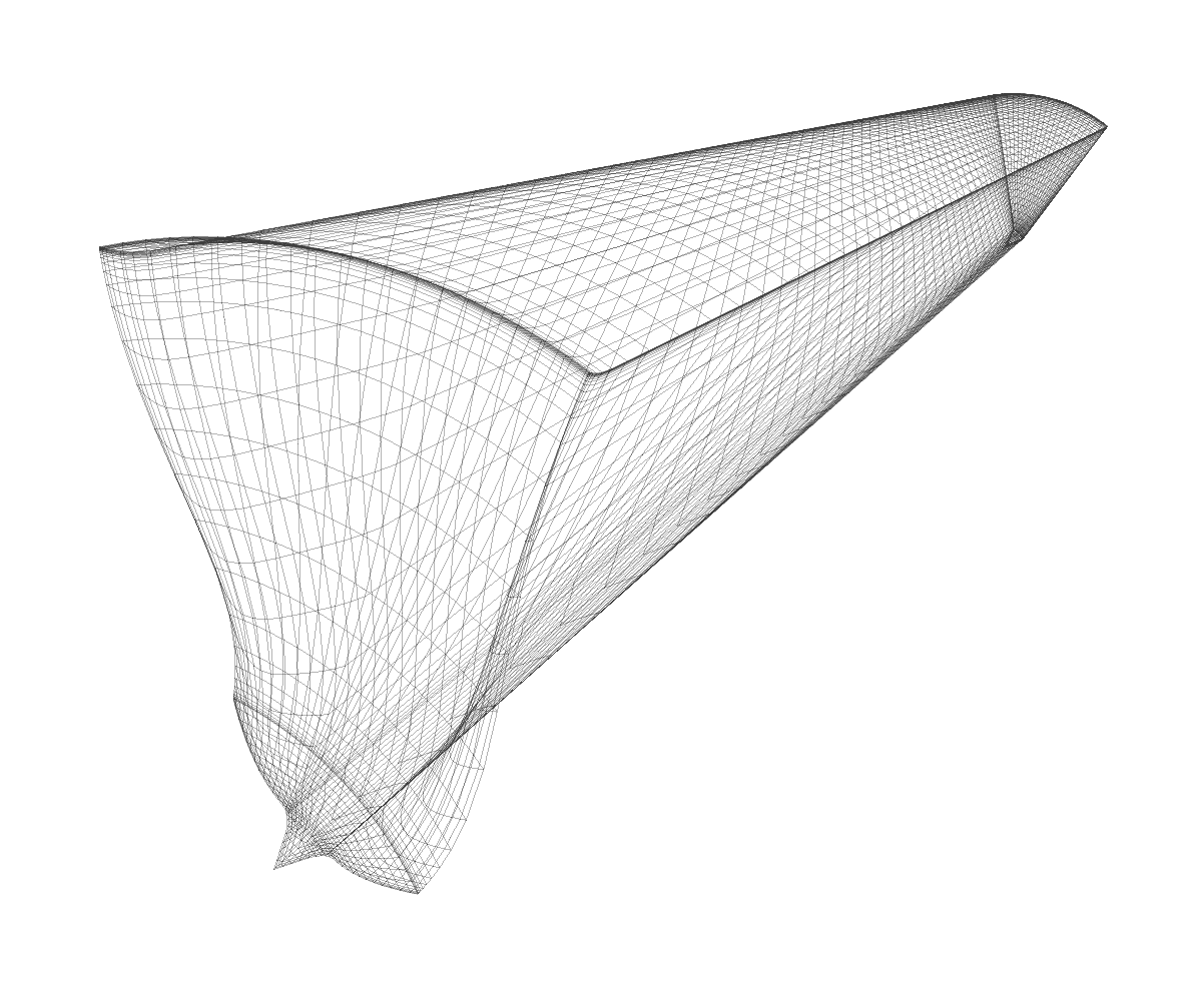 Axial Pump Turbomachinery CFD Outlet Tube Mesh