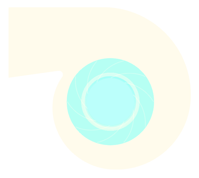 Centrifugal fan geometry ycta inv