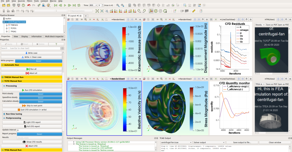 TCAE 20.09 interface GUI centrifugal fan final 3