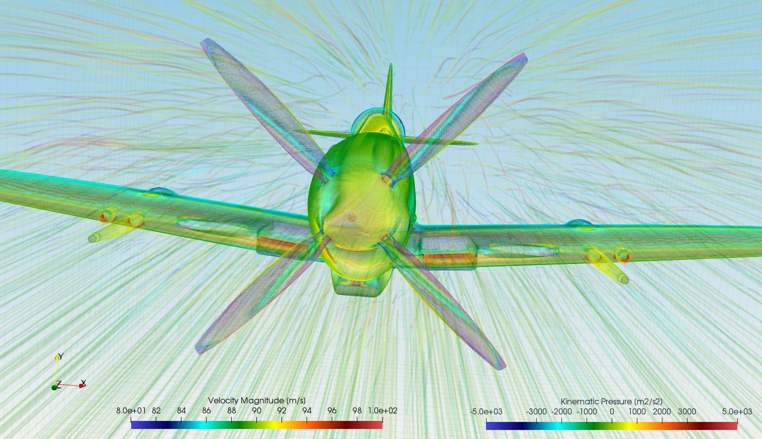 TCFD-Spitfire-pressure-velocity-streamtraces-detail