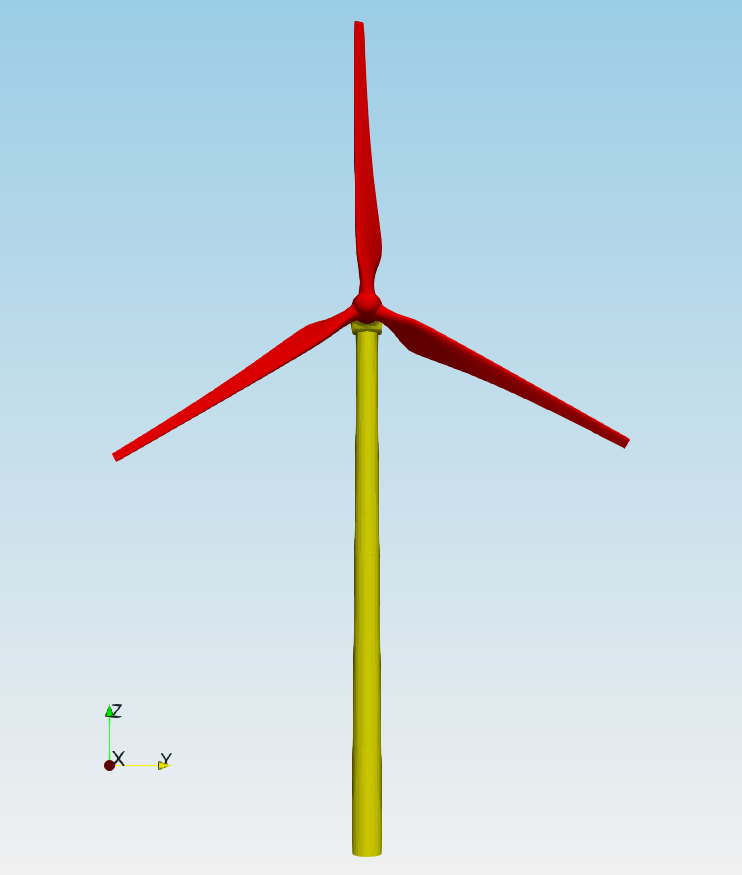 TCFD Wind Turbine VIew front