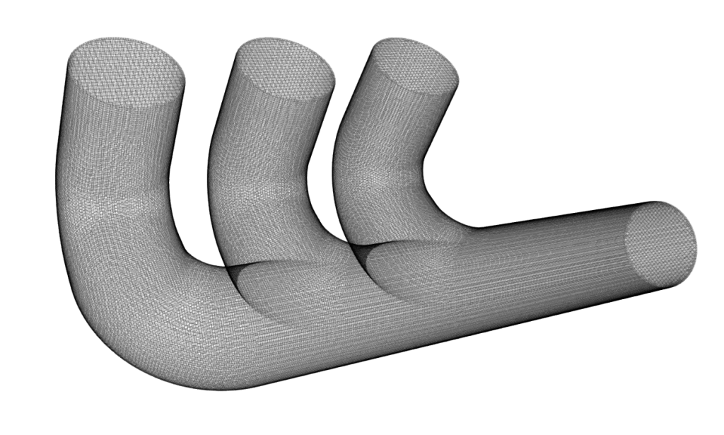 Manifold Tcfd Simulation 7 TCFD manifold tutorial mesh snappyHexMesh