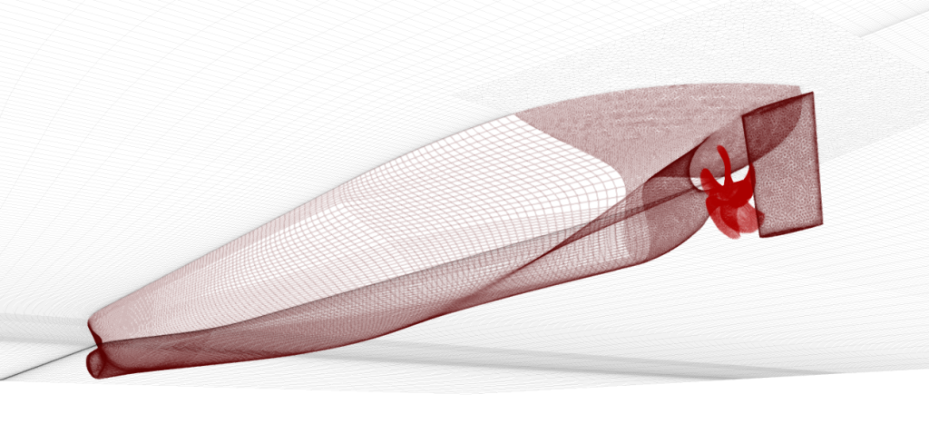 Ship Hull Propeller Tcfd Simulation 11 TCFD ship hul propeller white 2