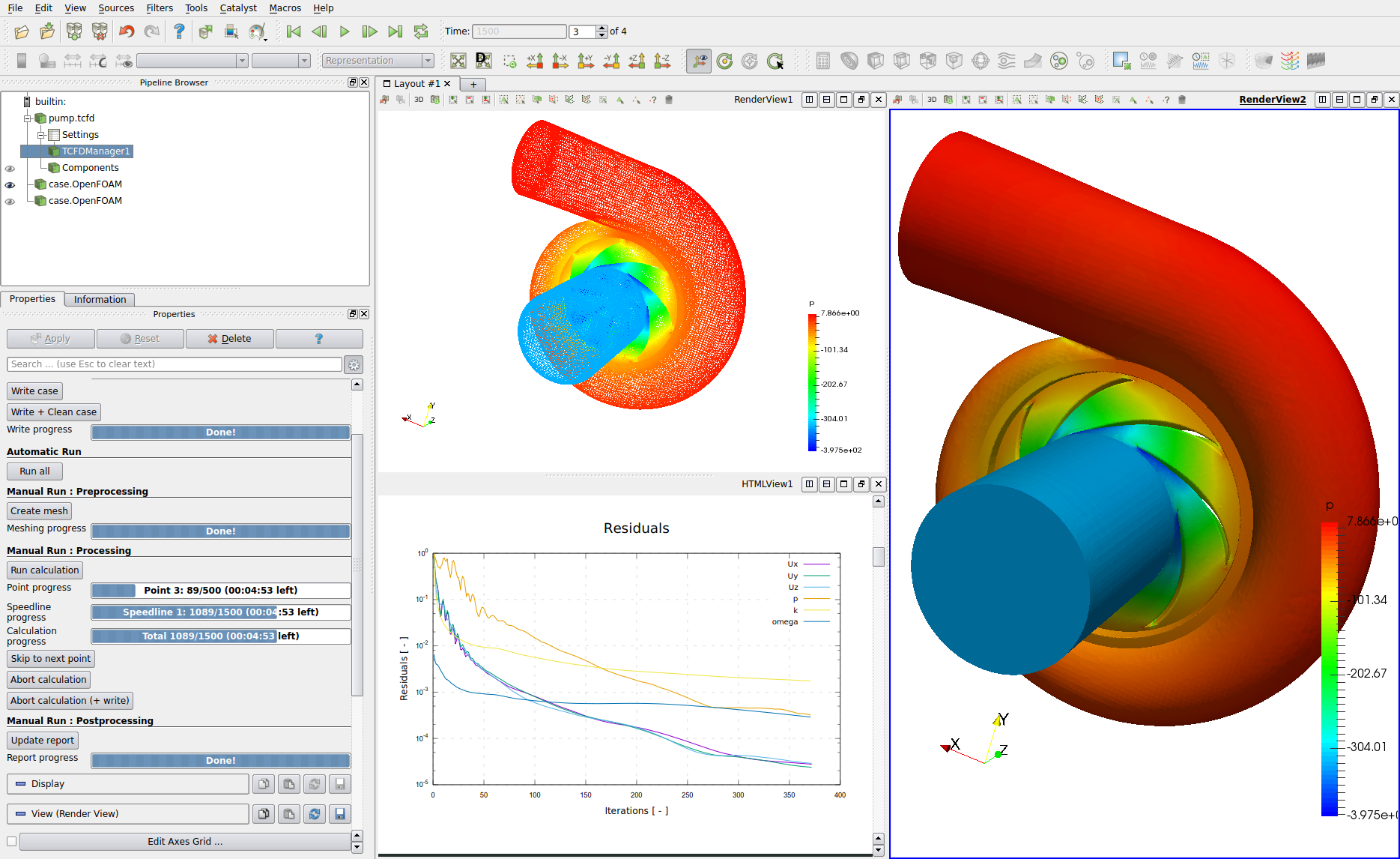 Node3 11 Turbomachinery CFD pump in graphical interface