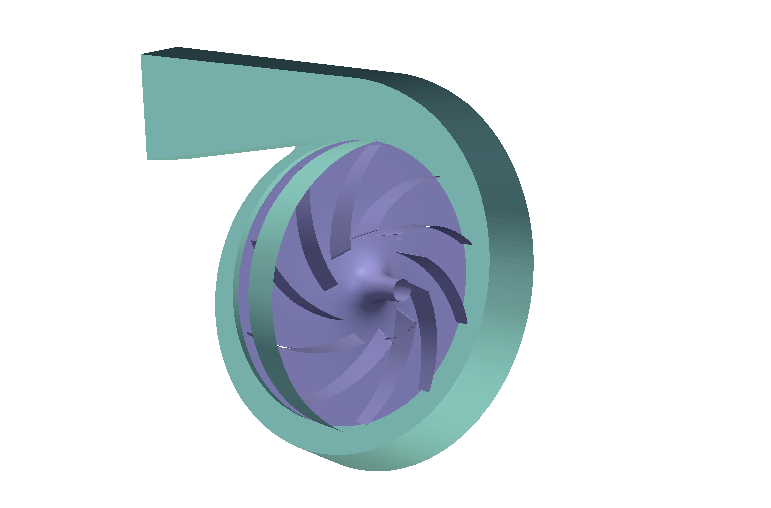 TurbomachineryCFD fan nq28 compressible noHousing rotor stator cull