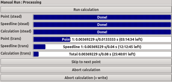 cfd processor TCFDManager calculation progress transient 1