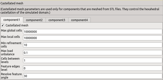 cfd processor TCFDSource castellated mesh