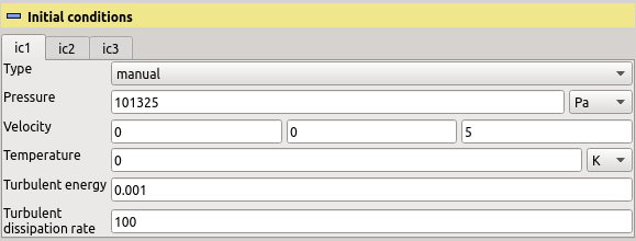 cfd processor TCFDSource initial condition compressible