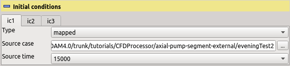 cfd processor TCFDSource initial condition mapped