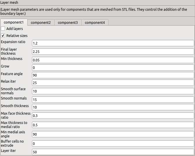 cfd processor TCFDSource layer mesh