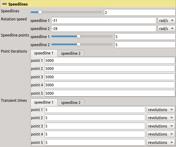 cfd processor TCFDSource speedline settings