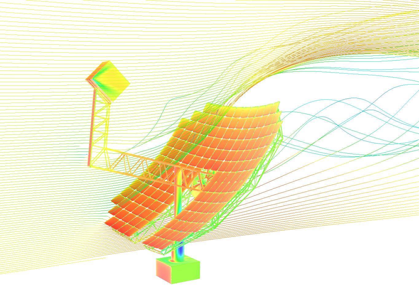 construction at wind pressure streamtraces 4