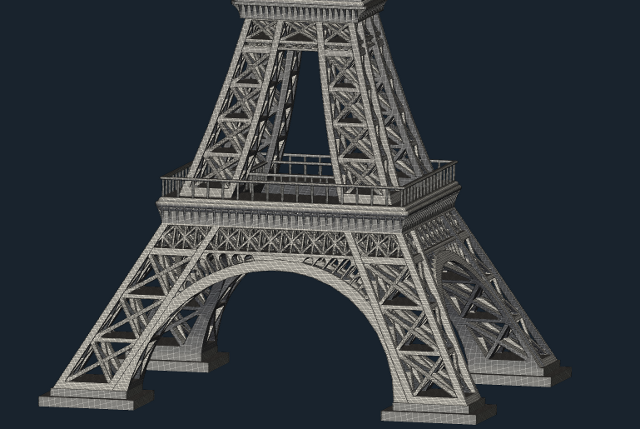 eiffel tower cfd openfoam snappyhexmesh 4