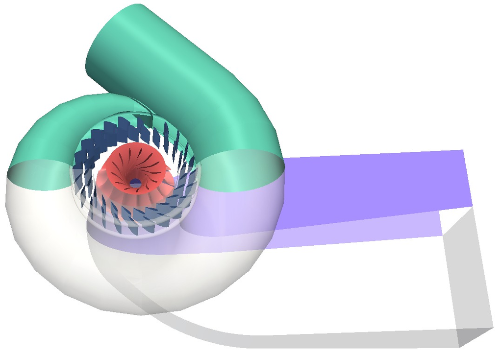 francis turbine cfd geometry 3