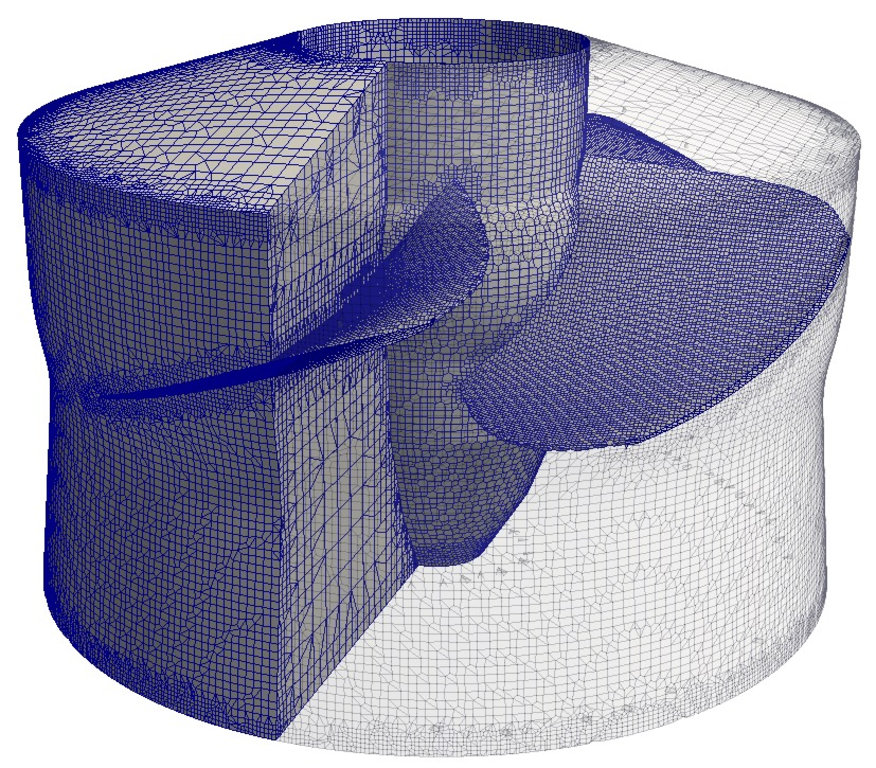 kaplan turbine cfd openfoam mesh rotor 1