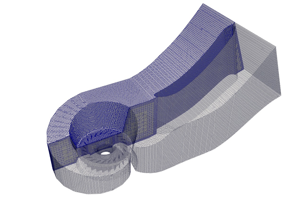 kaplan turbine cfd openfoam mesh spiral 1