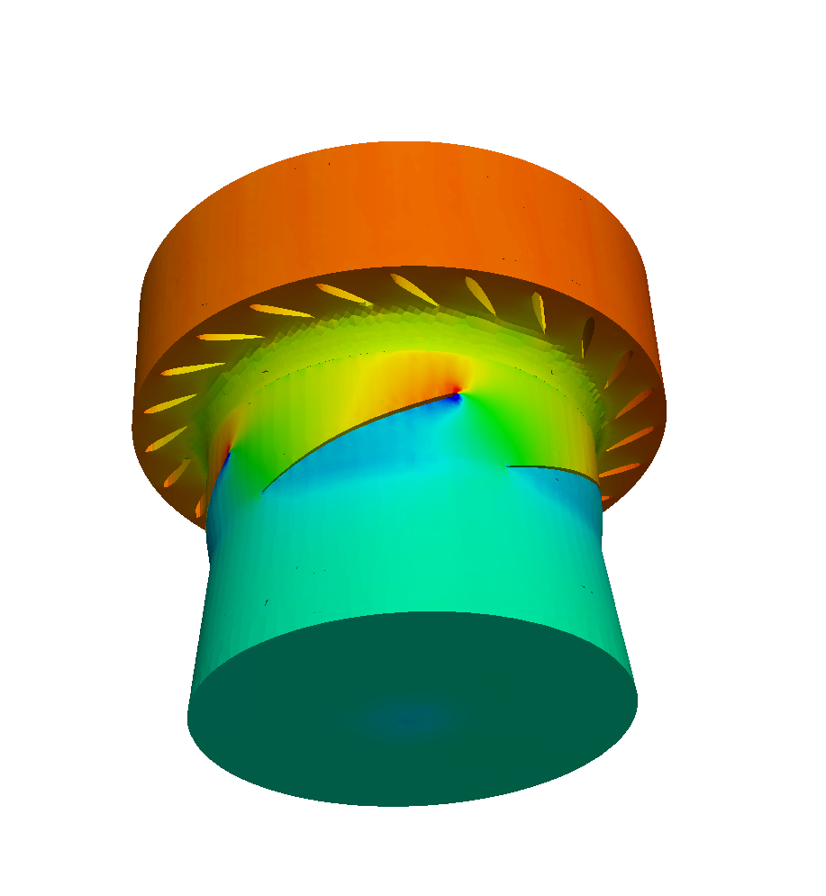 kaplan turbine turbomachinery cfd openfoam results 3