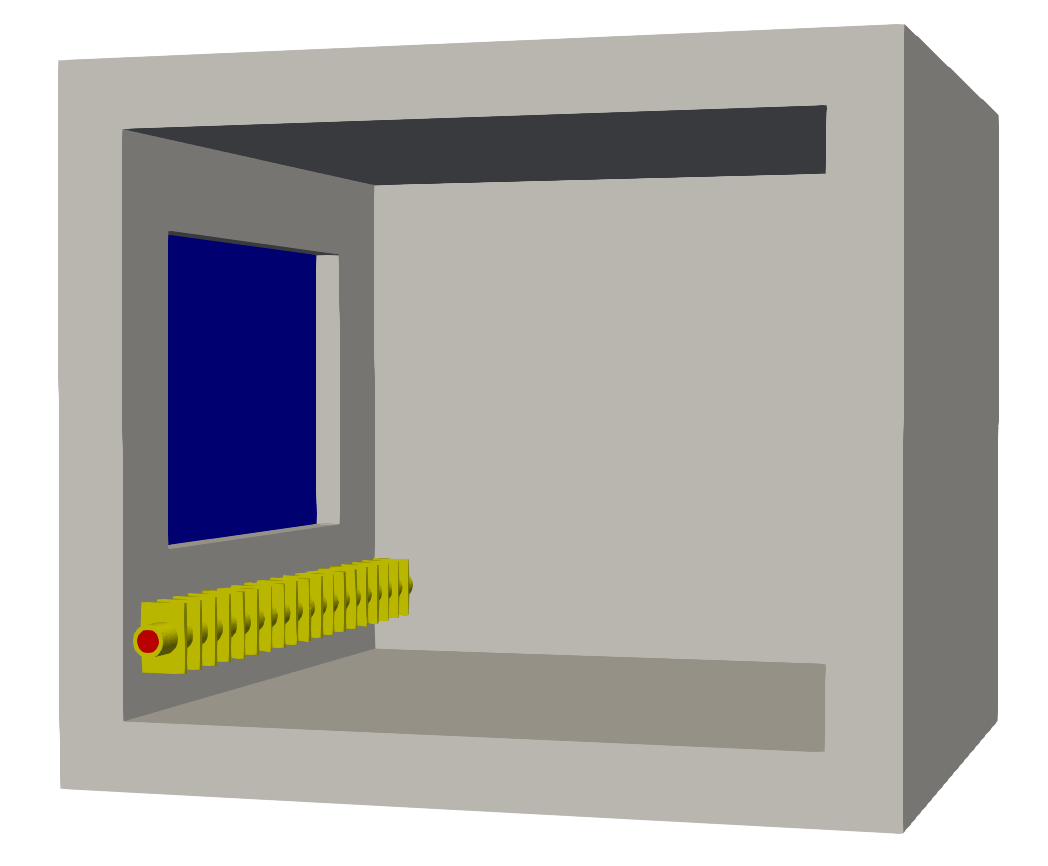 CFDsupport advanced training roomWithRadiator geometry