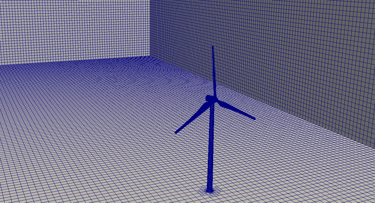 CFDsupport meshing training wind turbine mesh 1