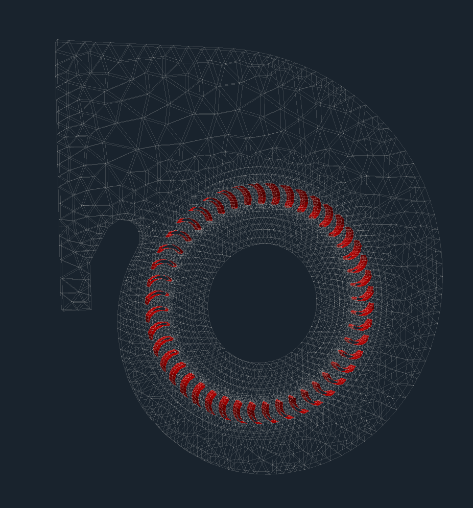 Centrifugal Radial Blower 2D Turbomachinery CFD download