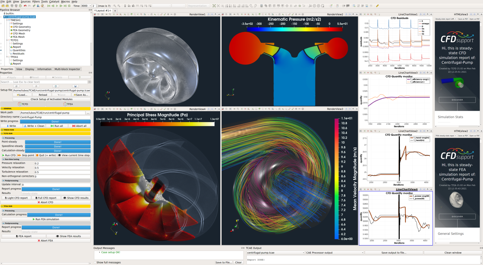 Centrifugal Pump CFD & FEA Simulation – CFD SUPPORT