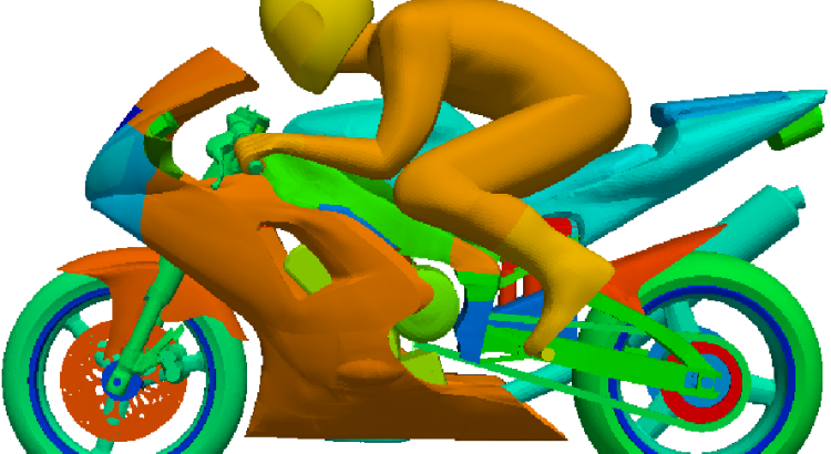 openfoam tutorial motor bike surface model