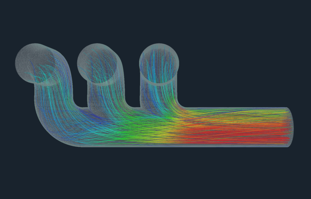 CFD Support OpenFOAM Tutorial Manifold Dark 1