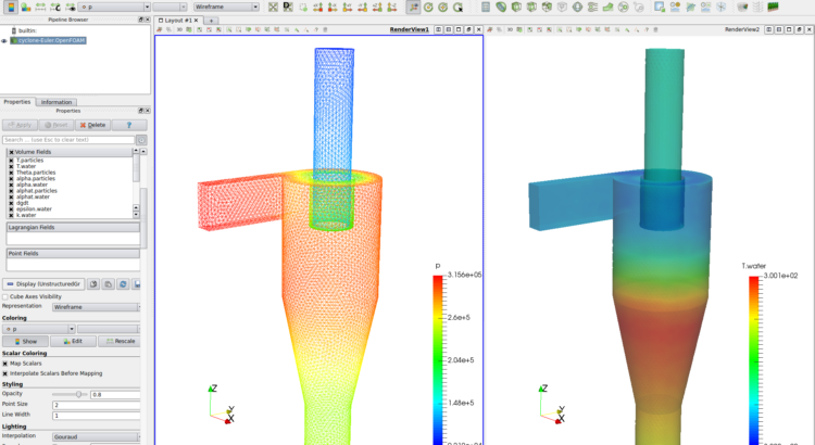 CFD Support Preprocessing Training Cyclone Paraview