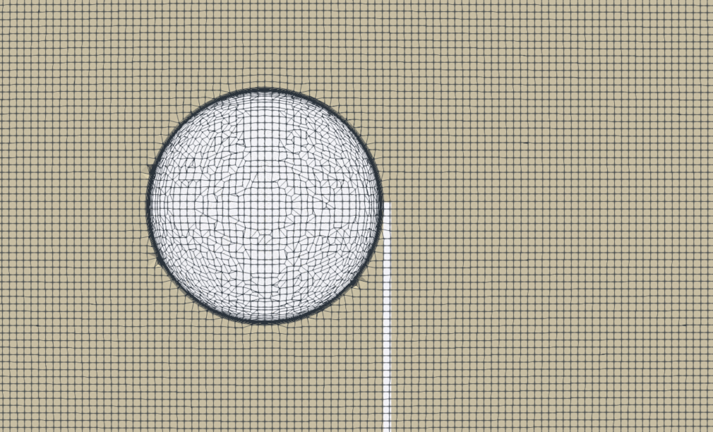 beam ball CFD mesh 1