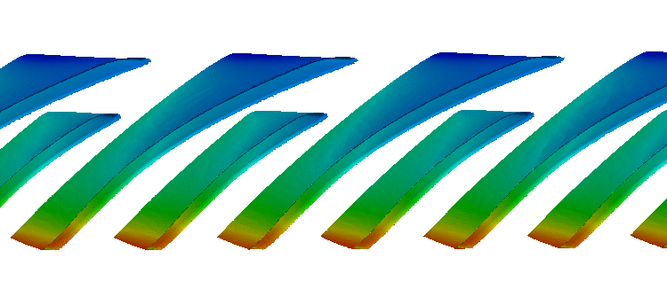 compressor turbomachinery cfd turbo unwrap blade pressure