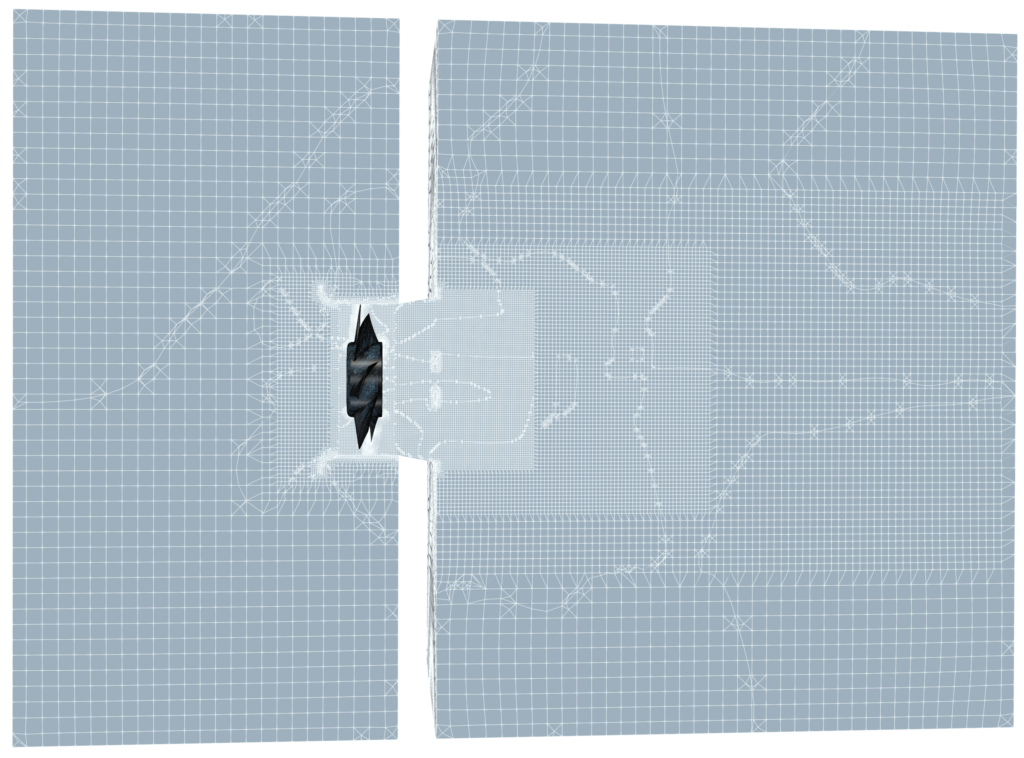 axial fan optimization mesh side