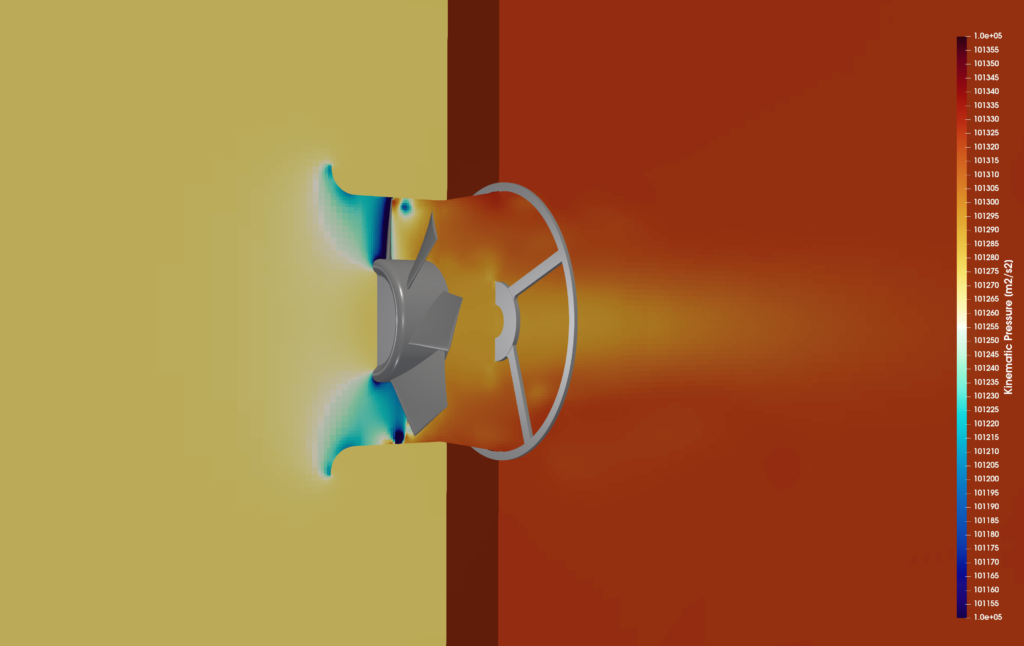 axial fan optimization pressure plane