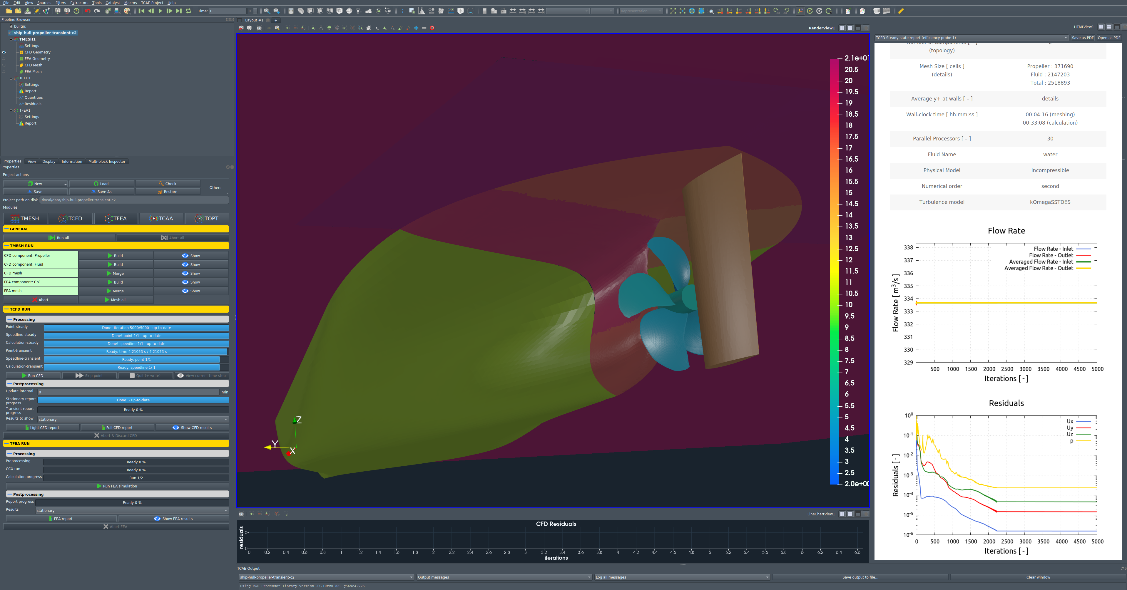 ship hull propeller GUI interface 2310