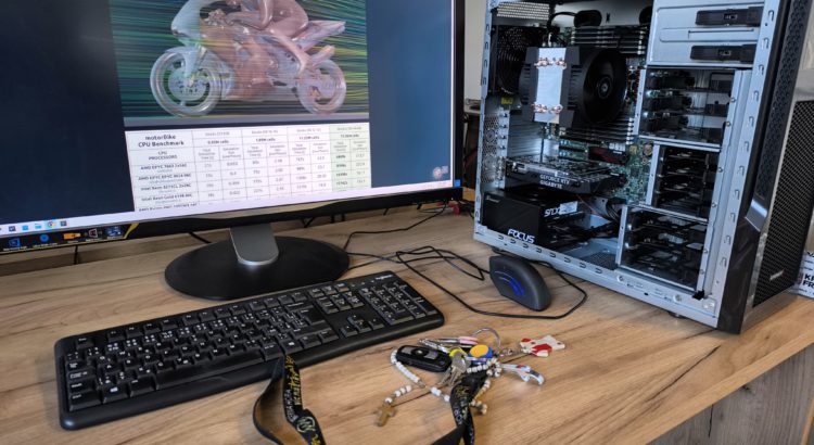 CFD SUPPORT benchmark motorbike PC foto
