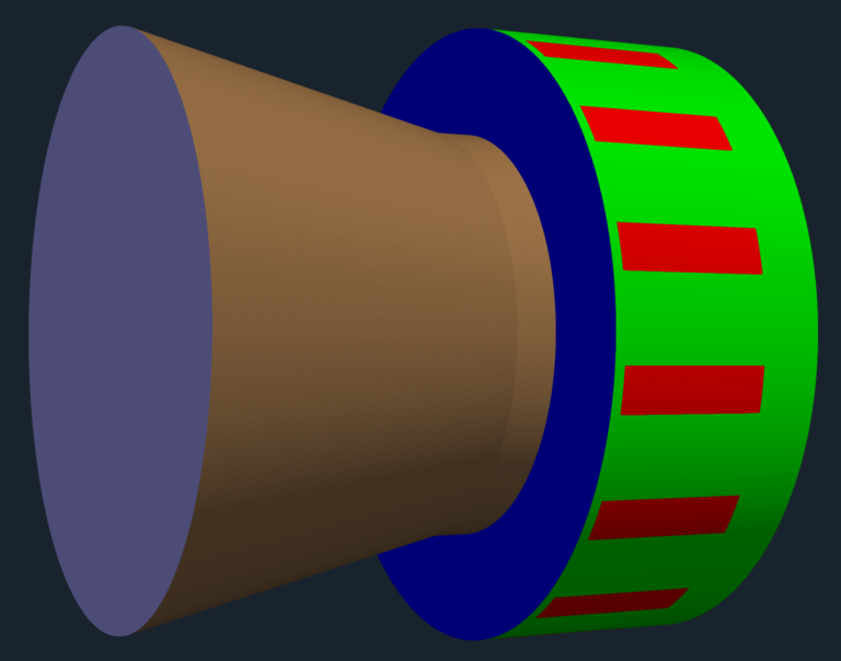 mechanical-siren-acoustic-simulation 9 Mechanical siren TCAE flow component model 1